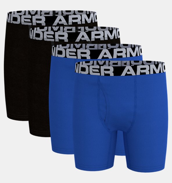 Under Armour Boys' UA Cotton Boxerjock® 4-Pack